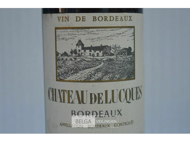 1x75cl château de lucques, bordeau, 11,5%, 1996, frankrijk - afbeelding 3 van  6