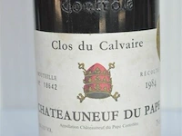 1x75cl châteauneuf du pape, 1984, 13,5%, frankrijk - afbeelding 2 van  6