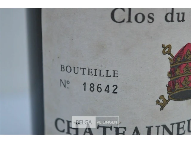 1x75cl châteauneuf du pape, 1984, 13,5%, frankrijk - afbeelding 4 van  6