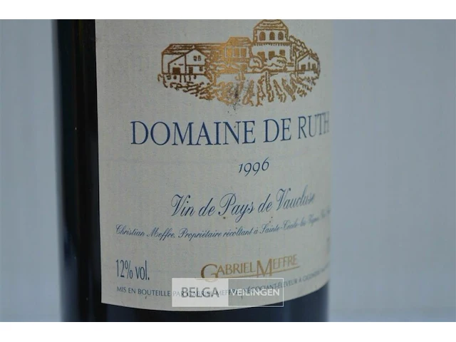 1x75cl domaine de ruth, 1996, 12,5%, frankrijk - afbeelding 3 van  4