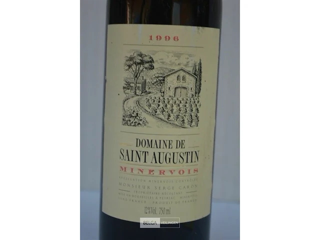 1x75cl domaine de saint augstin, 1996, 12% - afbeelding 2 van  5