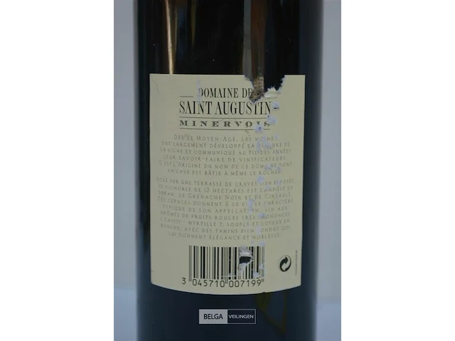 1x75cl domaine de saint augstin, 1996, 12% - afbeelding 4 van  5