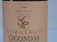 1x75cl gour de chaulé, gigondas, 1996, frankrijk - afbeelding 2 van  5