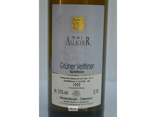 1x75cl grüner veltliner 9%, oostenrijk - afbeelding 2 van  3