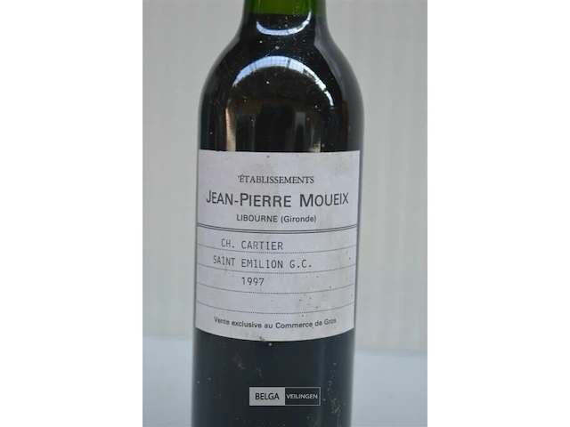 1x75cl jean-pierre moueix, cartier saint emilion 1997 - afbeelding 2 van  3