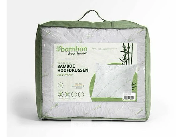 1xbamboo hoofdkussen 60x70 - afbeelding 4 van  4