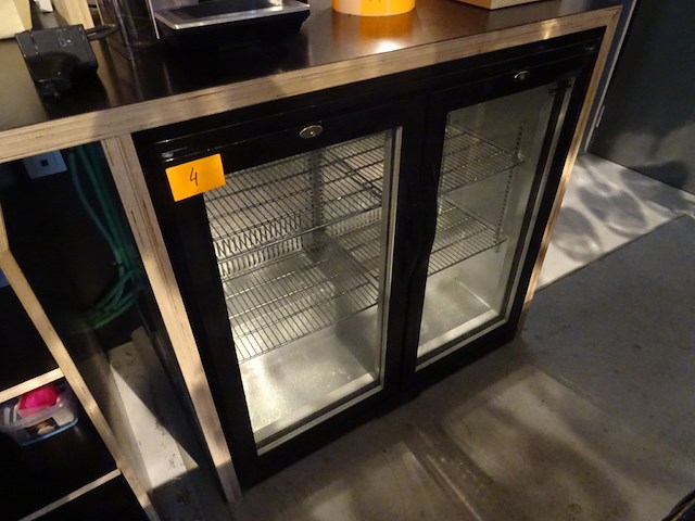 2- deurs vitrinekoelkast combisteel - afbeelding 1 van  2