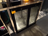 2- deurs vitrinekoelkast combisteel - afbeelding 1 van  2