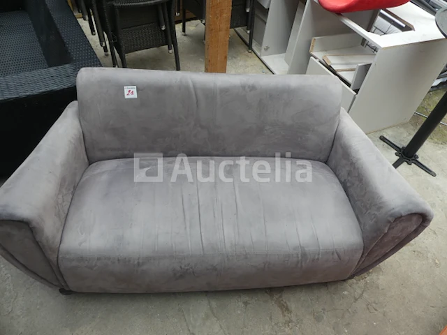 2 2-zitsbanken, afwerking met microvezel - afbeelding 1 van  5