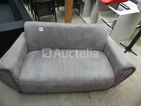 2 2-zitsbanken, afwerking met microvezel - afbeelding 1 van  5