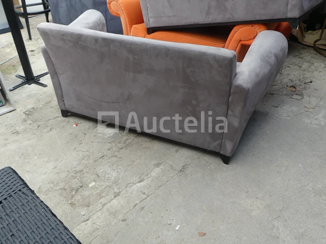 2 2-zitsbanken, afwerking met microvezel - afbeelding 2 van  5
