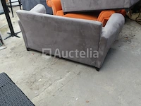 2 2-zitsbanken, afwerking met microvezel - afbeelding 2 van  5
