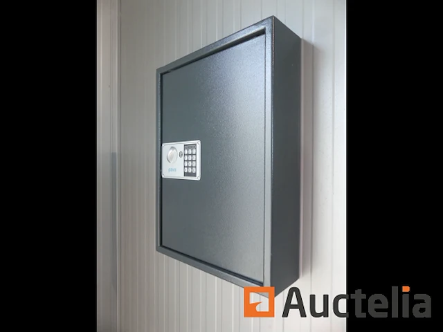 2 aan de muur gemonteerde veilige sleutelkastjes met pavo digicode - afbeelding 2 van  4