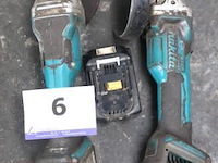 2 accu haakse slijptollen makita, vv 1 batterij, werking niet gekend - afbeelding 1 van  1