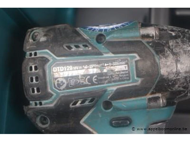 2 accu handgereedschappen makita dhp458 en dtd129, 1 batterij, werking niet gekend - afbeelding 2 van  3