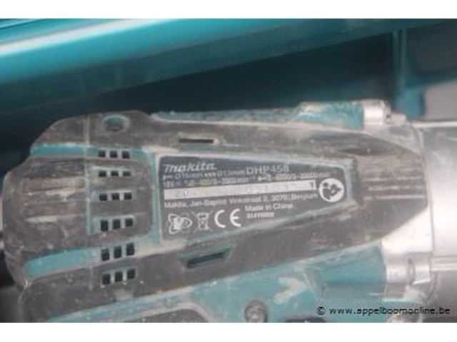 2 accu handgereedschappen makita dhp458 en dtd129, 1 batterij, werking niet gekend - afbeelding 3 van  3
