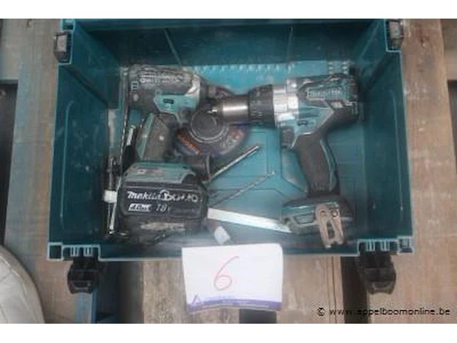2 accu handgereedschappen makita dhp481 en dtd153, 1 batterij, werking niet gekend - afbeelding 1 van  3