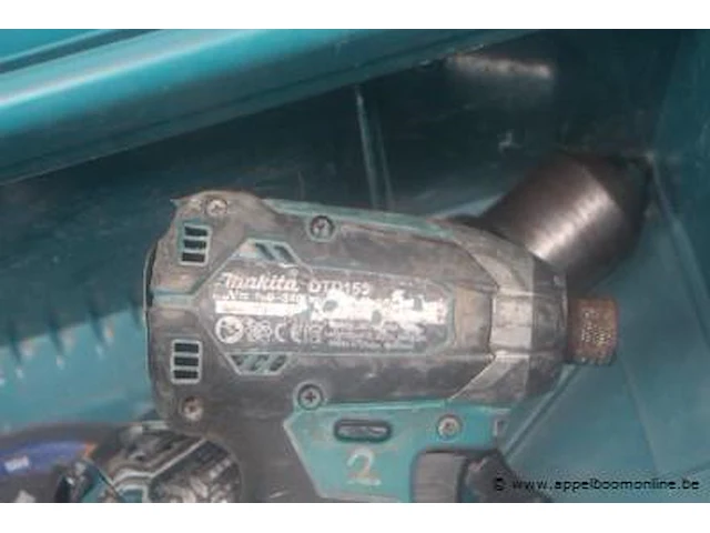 2 accu handgereedschappen makita dhp481 en dtd153, 1 batterij, werking niet gekend - afbeelding 3 van  3