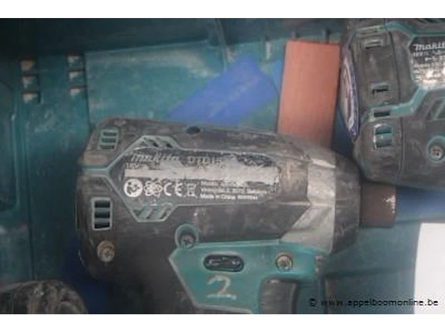 2 accu handgereedschappen makita dhp481 en dtd153, 1 batterij, werking niet gekend - afbeelding 3 van  3