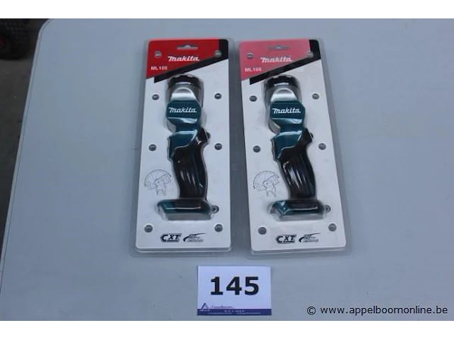 2 accu lampen makita, ml105 - afbeelding 1 van  2