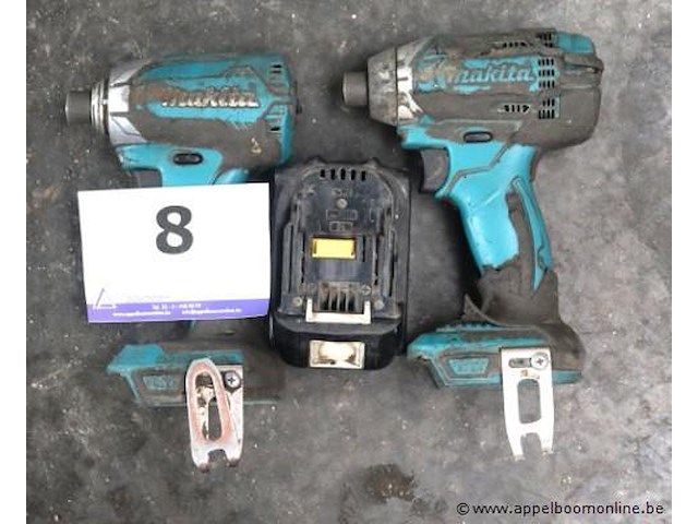 2 accu moerenaanzetters makita, werking niet gekend - afbeelding 1 van  1
