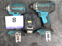 2 accu moerenaanzetters makita, werking niet gekend - afbeelding 1 van  1