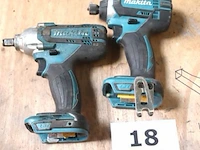 2 accu moerenaanzetters makita wo dtd152, zonder batterij - afbeelding 1 van  2