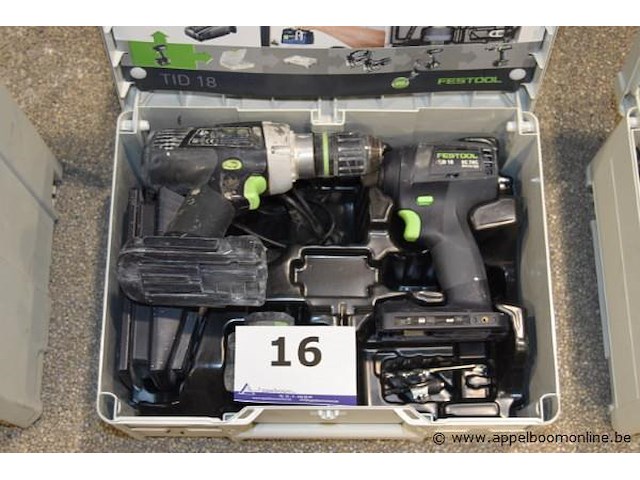 2 accu schroefmachines festool - afbeelding 1 van  3