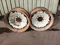 2 achtervelgen voor international 745 – 8-bouts – staal – stevige uitvoering - afbeelding 1 van  2