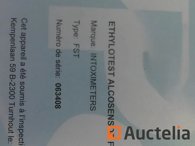 2 alcosensor intoximeters fst ademtesten - afbeelding 7 van  15