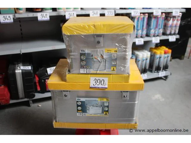 2 alu materiaalkoffers alit - afbeelding 1 van  3