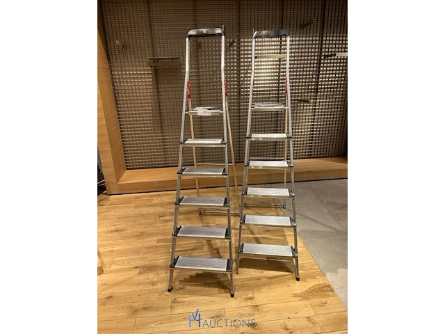 2 alu trapladder - afbeelding 2 van  2