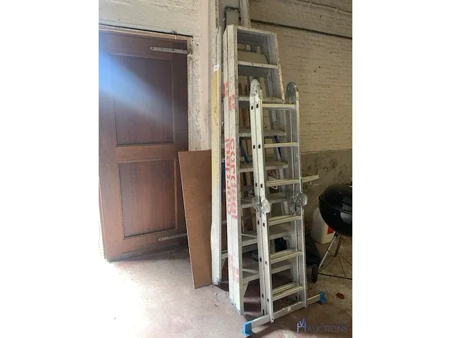 2 alu trapladders - afbeelding 2 van  4