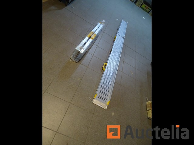 2 aluminium hellingen voor rolstoelen of andere jws - afbeelding 2 van  10