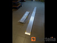 2 aluminium hellingen voor rolstoelen of andere jws - afbeelding 1 van  10