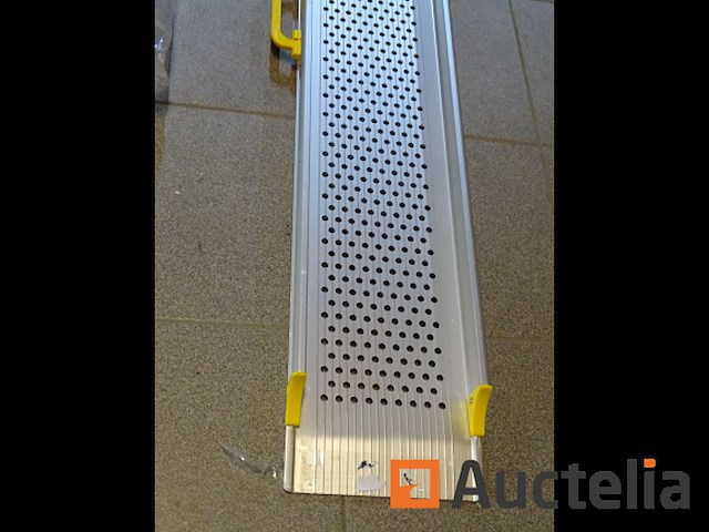 2 aluminium hellingen voor rolstoelen of andere jws - afbeelding 4 van  10