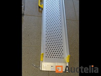 2 aluminium hellingen voor rolstoelen of andere jws - afbeelding 4 van  10