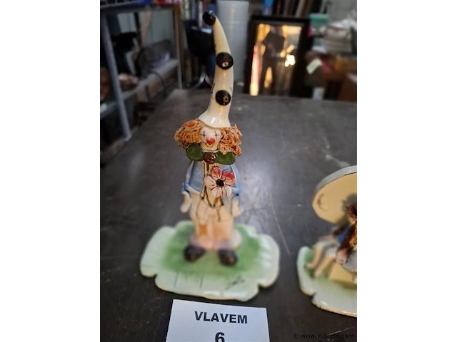 2 antieke beeldjes - afbeelding 2 van  5