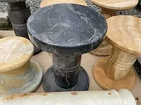 2 antieke vazen zwart marmer - afbeelding 6 van  9