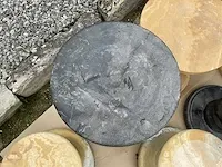 2 antieke vazen zwart marmer - afbeelding 8 van  9
