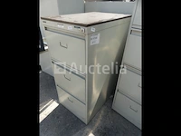 2 archiefkasten met 4 lades, 2 archiefkasten met 3 lades - afbeelding 1 van  9
