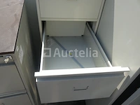 2 archiefkasten met 4 lades, 2 archiefkasten met 3 lades - afbeelding 2 van  9