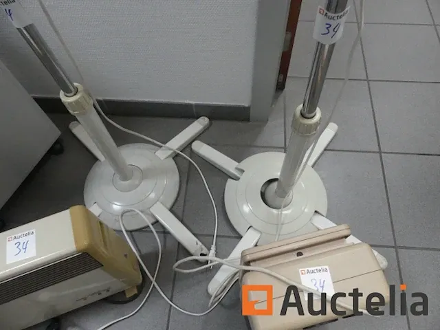 2 artic 400c vloerventilatoren, 2 elektrische kachels - afbeelding 4 van  7