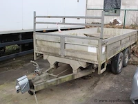 2-assige aanhangwagen bcw type d4 17 35, chassis t6980, bj 2003, cap 3500kg, zonder boorddocumenten, met inhoud - afbeelding 1 van  9