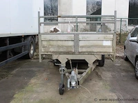 2-assige aanhangwagen bcw type d4 17 35, chassis t6980, bj 2003, cap 3500kg, zonder boorddocumenten, met inhoud - afbeelding 2 van  9