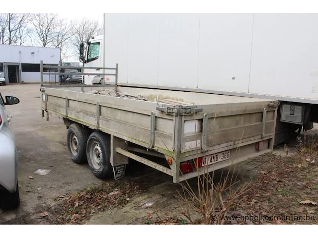 2-assige aanhangwagen bcw type d4 17 35, chassis t6980, bj 2003, cap 3500kg, zonder boorddocumenten, met inhoud - afbeelding 4 van  9