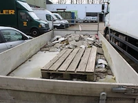 2-assige aanhangwagen bcw type d4 17 35, chassis t6980, bj 2003, cap 3500kg, zonder boorddocumenten, met inhoud - afbeelding 6 van  9