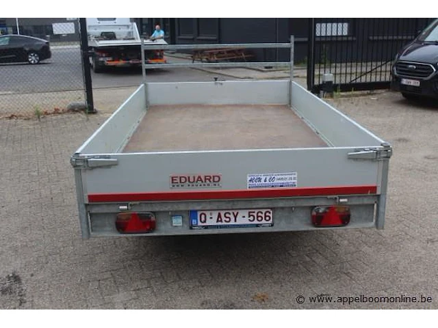 2-assige aanhangwagen eduard p4, 1e inschr 14/5/13, yc3eduard13002945, kanteken i+ii, gelijkvormigheidsattest, keuring met beperkte geldigheid tot 31/1/25 - afbeelding 4 van  7