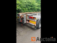 2-assige container aanhangwagen met royen r20t/2p afgedekt lade - afbeelding 2 van  17