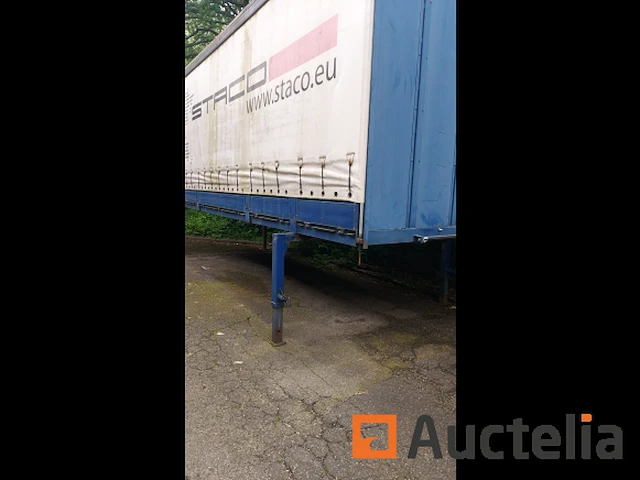 2-assige container aanhangwagen met royen r20t/2p afgedekt lade - afbeelding 10 van  17